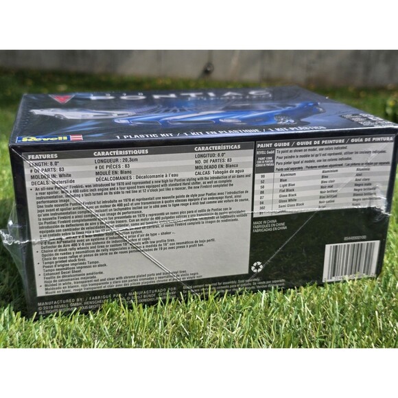 Revell 1970 Pontiac Firebird Muscle Car 1:24 Scale Plastic Model Kit SEALED/NEW - Picture 6 of 7